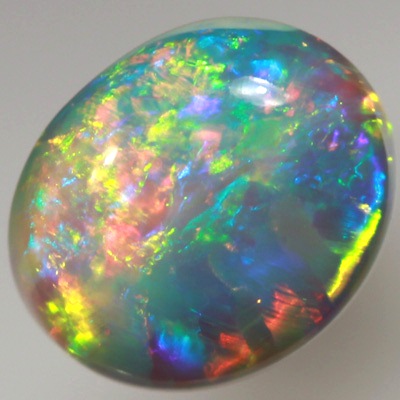 SOLID SEMI BLACK OPAL Bright multicolour fire always